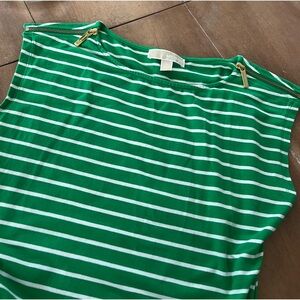 MICHAEL Michael Kors Sleeveless Ruched Top SM